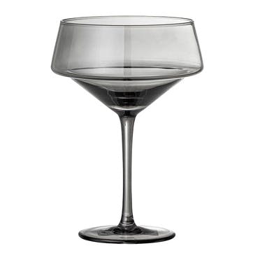 Yvette Set of 4 Cocktail Glasses H18cm, Grey