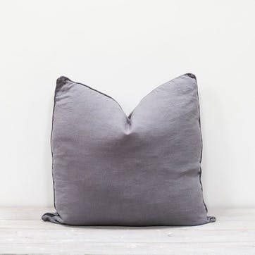Lisbon Cushion 50 x 50cm, Pewter Grey