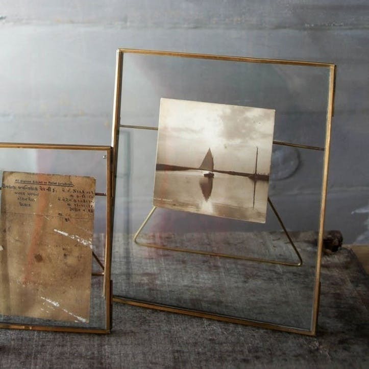 Danta Antique Brass Frame, 8 x 10"