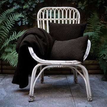 Cushion, 45 x 45cm, Vivaraise, Maia, carbon