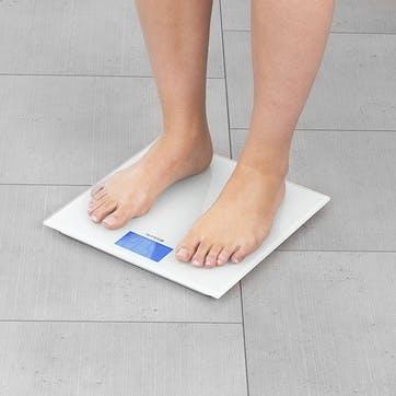 Digital Bathroom Scales, White