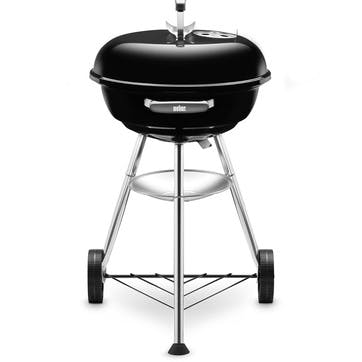 Compact Kettle Charcoal Barbecue, Black