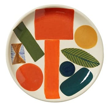 Side plate, D19cm, Donna Wilson, Autumn Leaf, Multi
