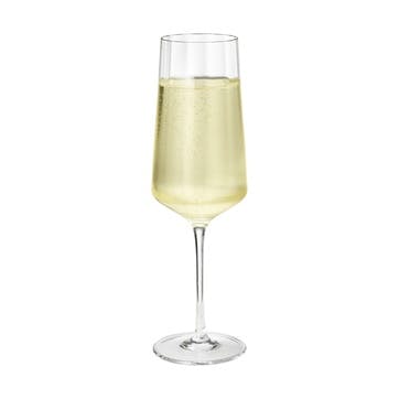 Bernadotte Set of 6 Champagne Flutes 270ml, Clear