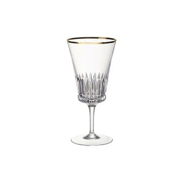 Grand Royal Gold Set of 2 Water Goblets 250ml, Clear