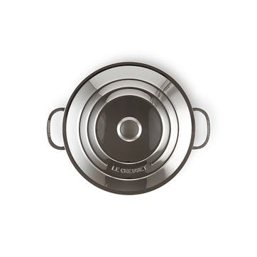 Signature Stainless Steel Shallow Casserole With Lid - 30cm
