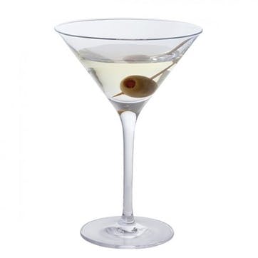 Wine & Bar Martini Glass Pair 240ml, Clear