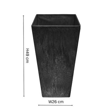 Ella Vase D26cm, Black