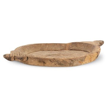 Karua Reclaimed Wood Traditional Bowl D38cm, Natural