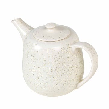 Nordic Vanilla Tea Pot 1.3L, Off White