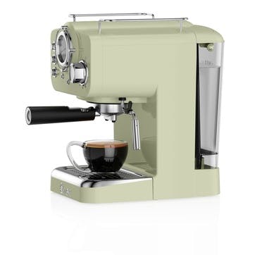 Retro Espresso Machine, Green