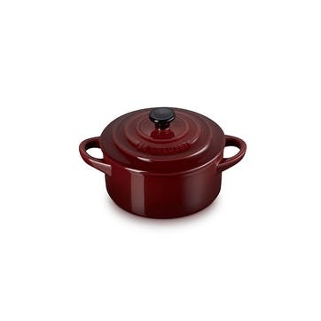 Stoneware Petite Round Casserole 250ml, Garnet