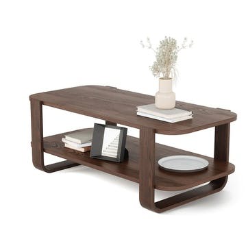 Bellwood Coffee Table, Aged Walnut