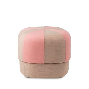 Circus Pouf H40 x D46cm, Rose