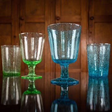 Recycled Set of 6 Tumblers 340ml, Malachite Green