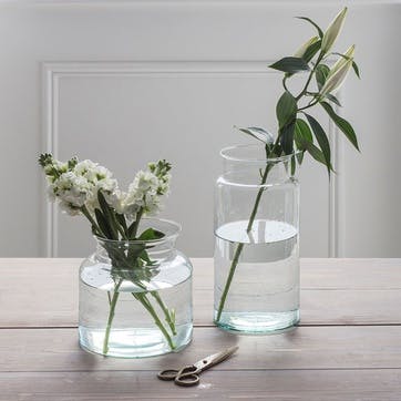 Broadwell Vase H30cm, Clear