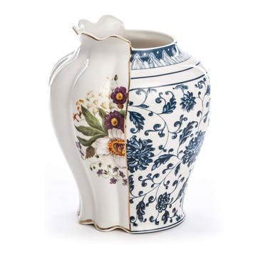 Hybrid Melania Bone-China Vase, H23cm, Porcelain