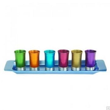 Rainbow Small Cup and Tray Set