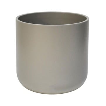 Lisbon Planter, 26cm, Light Grey