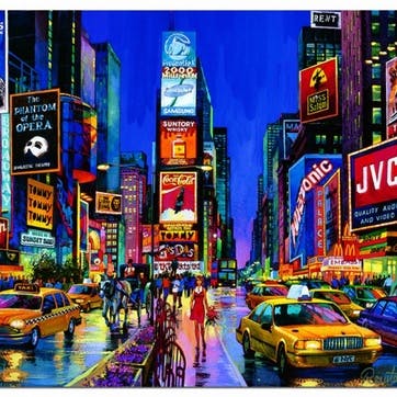 Neon Times Square, New York 1000 piece Jigsaw Puzzle