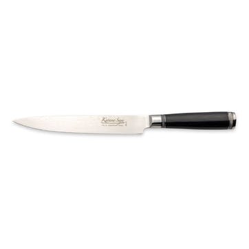 Katana Saya Pakkawood Carving Knife 20cm Damascus Blade,