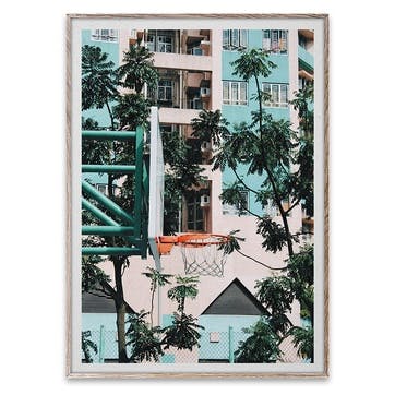 Cities of Basketball 01 Hong Kong FSC Print 50 x 70cm