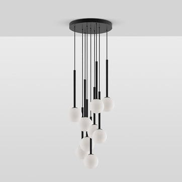 Globe Cluster Pendant Light H99cm, Charcoal