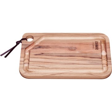 Wooden Rectangular Barbeque Board, 20 x 1.8 x 33cm