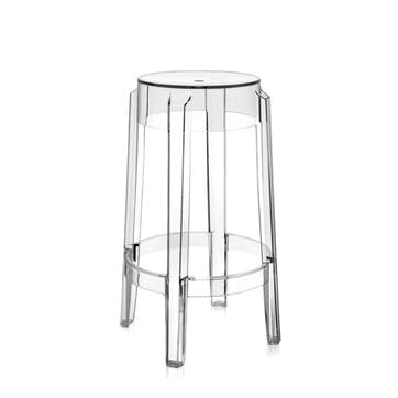 Philippe Starck 2005 Charles Ghost Stool H65cm, Crystal