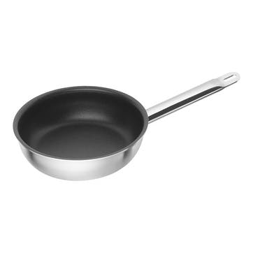 Pro Fry Pan, Round 24cm, Stainless Steel