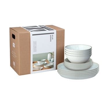 Kiln Green 12 Piece Tableware Set