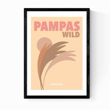 Mother & Sun Studio Pampas Wild Grasslands Print, Natural