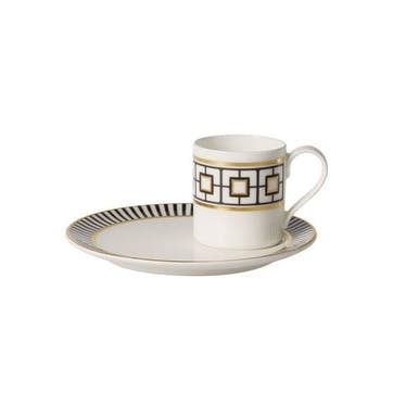 MetroChic Espresso Cup and Saucer