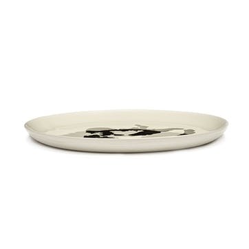 Ottolenghi, Set of 2 Large Plates, White and Black