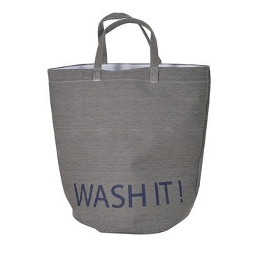 'Wash It!' Drawstring Laundry Bag