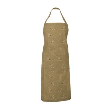 Giraffe Adult Apron 72 x 90cm, Mustard