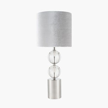 Harris Table Lamp H48.5cm, Brushed Silver