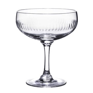Spears Crystal Cocktail Glasses, Set of 4