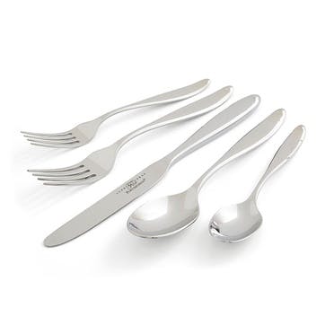 Floret 24 Piece Cutlery Set , Stainless Steel