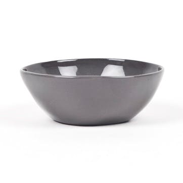 Set of 4 small dipping bowls, D8.5 x H3cm, Quail's Egg, charcoal