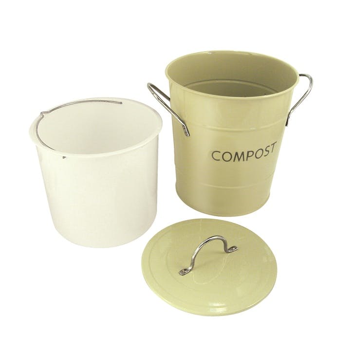 Compost Pail, 3.2 Litre, Sage