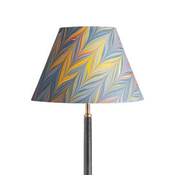 Brenta Empire Lampshade D30cm, Blue Yellow and Red Marble