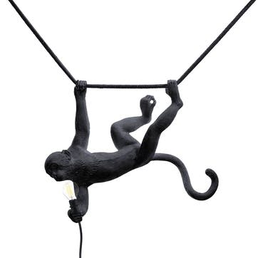 Monkey Lamp, Ceiling, Black
