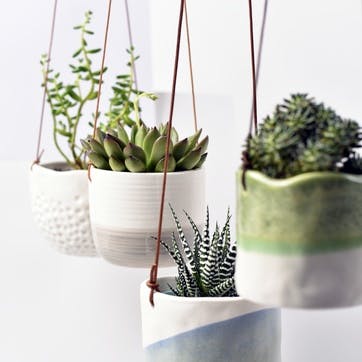 Indoor Hanging Pot, Ripple Design
