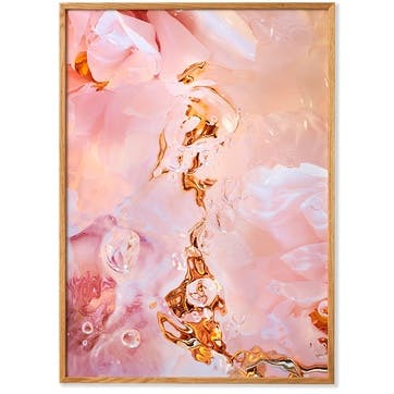 Flora Aquatica 02 Framed Print 50 x 70cm, Pink