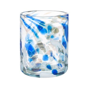 Hielo Set of 4 Hand Made Glass Tumblers H11cm, Melon