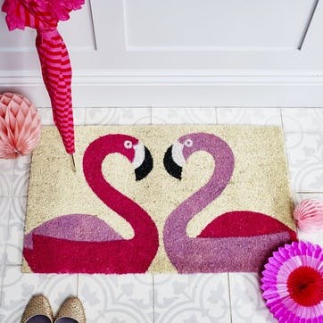 Doormat Flamingoes, 75 x 45cm