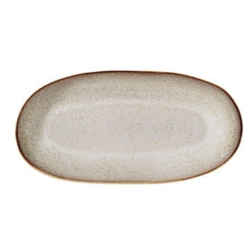 Cove Serving Plate. Grey