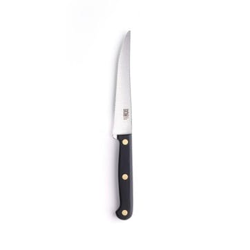 Heritage Series Scalloped Utility Knife  14cm, Black