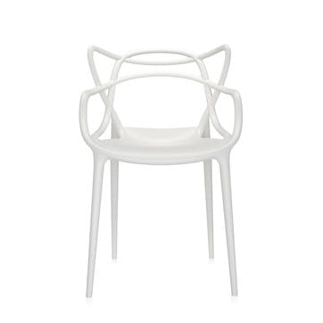 Masters, Pair of Dining Chairs, White
